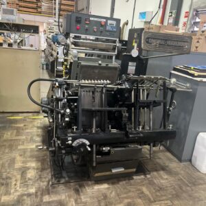 Heidelberg GT, com Hotstamp com 1 puxada.
