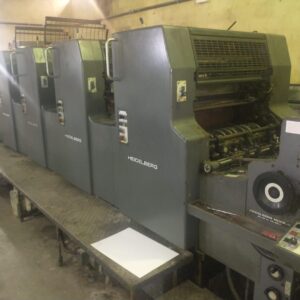 Heidelberg MO 5 cores ano 1994, alcolor original, CPC. Funcionando 4 baterias.