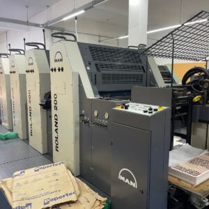 ROLAND 204 E ANO 2001  FORMATO 52X74CM – VELOCIDADE MÁXIMA 13.OOO IPH  EQUIPADO C/RCI ZERADA.