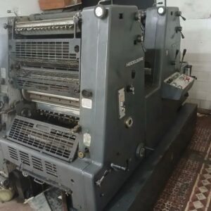 Heidelberg Gto 52 -2 molha convencional com painel, preparada para sistema de numeração.