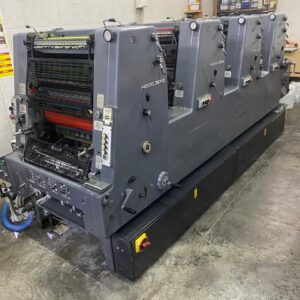 Heidelberg GTO 52 -4 molha convencional com geladeira.