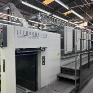 Komori Lithrone 840 8P ano 2010 Reversão 4x4 / 8x8 Tiragem 150 milhões 16.000 p/h