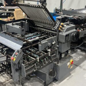 Dobradeira Stahl K66, sistema de alimentação Rotary.