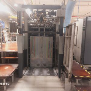 Corte vinco Bobst Type Autoplatine SP 102 CER 1988  max 102x72 min. 40x35  Máquina para importação
