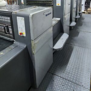Heidelberg SM 74-4+L, formato 52 x 74 cm, ano 2002, Cp 2000, Autoplate, refrigeração Technotrans, Lavadores automáticos, 15.000 fls/hr, Pilha alta, com 231 milhões de impressões, Completa!! Em produção e a pronta entrega