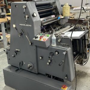 Heidelberg GTO 52-1 molha convencional com painel.