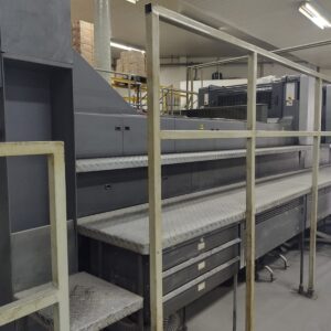 ENVERNIZADORA HEIDELBERG CD 102LYX ano 2002 CP 2000 para Verniz UV e base d'água /impressão de uma cor com tinta Flex UV.