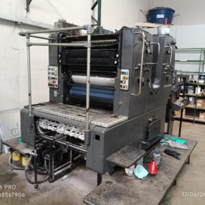 Heidelberg Sormz Bicolor ano 1987 molha aquacel original Pneumática.