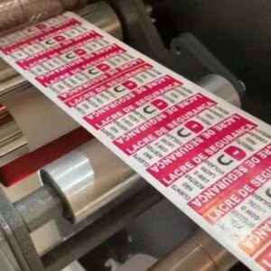 Impressora flexigrafica 2 cores. Própria pra lacres Acompanha insumo Facas e cliché Bobina