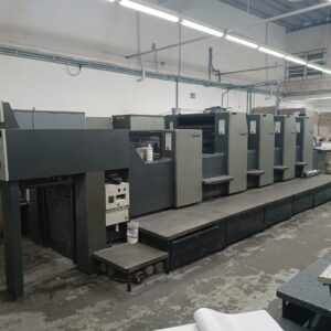 Heidelberg SM74- 4 + verniz ano 2000, cptronic, autoplate.