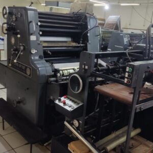 Heidelberg Sorm mono, formato 52 x 74 molha convencional.