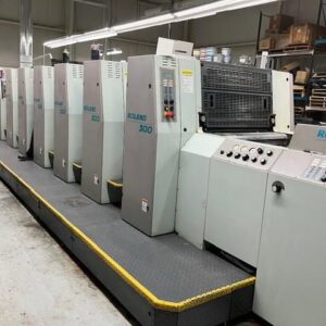 Roland 306 L ano 1996 com kit cartão no formato 590 x 740 mm ( extendido), baixa tiragem com aproximadamente 100 milhões de impressões, rolaria reserva e demais peças com entrega imediata.