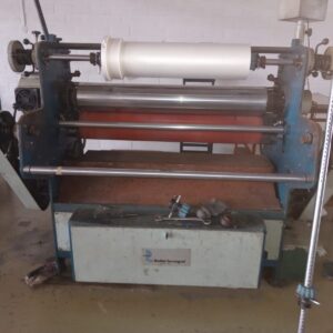 Laminadora / Plastificadora Radial Tecnograf, com 1 Metro de Boca, Vai com 1 Rolo de Borracha Reserva.