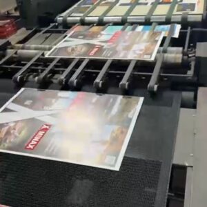 Impressora Serigrafica automática Modelo: Big American Ano: 2008 Formato Max -1020x740 Formato Min - 560x350 Velocidade: 3.000 f/h Dimensões: 390x260x120(cm)