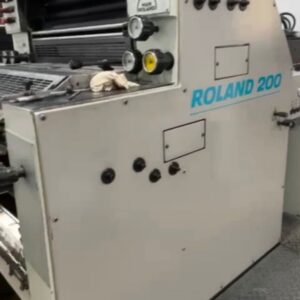 Roland 200- 2 cores ano 1996 Formato 52x74 4 barras pinças Alcolor original