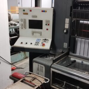 Heidelberg MOz ano 1991 bicolor CPTRONIC, molha kompac, sem reversão.