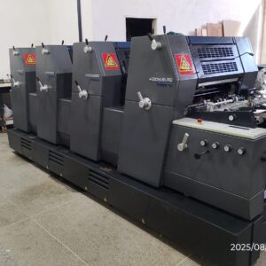 Printmaster GTO 52-4 Ano 2010, molha Dds, tinteiro palito, Rolaria nova, com, Apenas, 60 dias de uso.