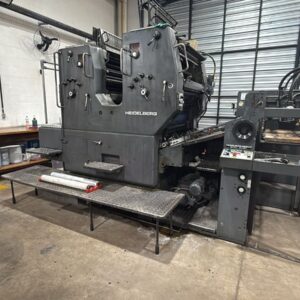 Heidelberg Sormz Bicolor, ano 1987 formato 52x74 molha convencional.  🛑OBS. Tem q fazer a rolaria  ✅Ótima máquina