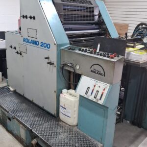 Roland 200- 2 cores ano 1992 Formato 52x74 4 barras pinças Alcolor original