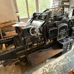 Heidelberg Cilíndrica Corte e Vinco automática.  formato 52 x 72