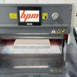 Guilhotina HPM 920 Ano de fábricaçao 2022 programação Nacional (Esna) colchão de ar esquadro linear, fotocélulas de segurança disponível para venda .