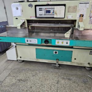 Guilhotina Guarani SMC 120cm ano 1997  ✅Programação ✅Fotocélula ✅Colchão de ar ✅1 lâmina reserva