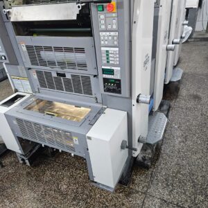 Ryobi GE ano 2012 completa.  Papel Max: 520x370 mm Chapa: 510x400x0,20mm Mancha máxima: 505x350mm Espessura máxima de Papel: 0,5 mm Velocidade: 13mil/horz  ✅Apenas 13 milhões de impressões