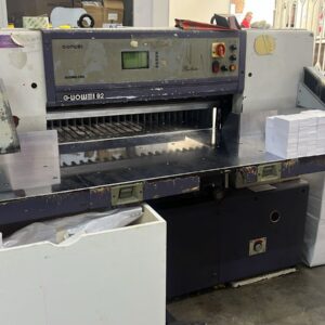 Guilhotina Chiensa G-Uowei 92cm  ✅fotocélula ✅colchão de ar