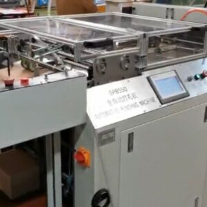 Perfuradora de cadernos chinesa SPB 500 automática  Acompanha 1 pente 2/1 furo quadrado e 1 pente 3/1 furo quadrado