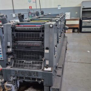 Heidelberg GTO 52-5 cores alcoloor original, com painel.