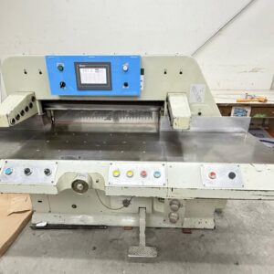 Guilhotina Guarani, 82 cm de boca, Programação, Fotocélulas, Colchão de Ar - 3 Faca.