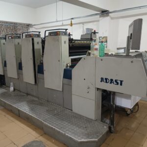 ADAST DOMINANT 747 2005 tinteiro e troca de chapa manual- registro tela touch screen álcool.