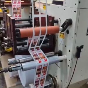 Impressora flexo Wine 250mm 6 cores ano 2010  Roda adesivo 7 estação 6 cores 1 verniz UV 1 conjunto de anilox 11 conjunto porta clichê