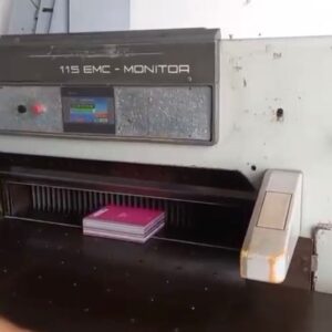 Guilhotina Polar 115 EMC  ✅Colchão de ar ✅Fotocélula ✅Programação de corte