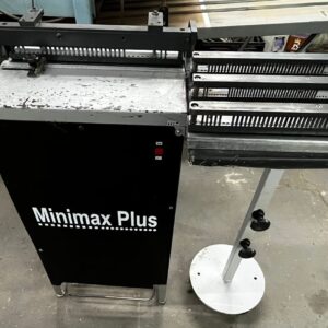 Perfuradora elétrica Minimax Plus.  Acompanha 4 pentes  Wire-o 3/1 - 2/1 Espiral furo 4x6 e 5x7,5