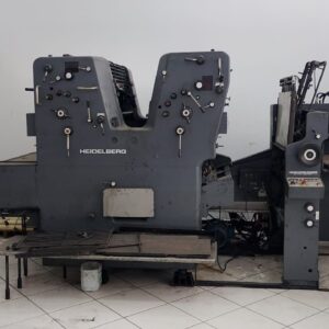 Heidelberg Sormz Bicolor, ano 1986 formato 52x74, adaptada para alcolor.