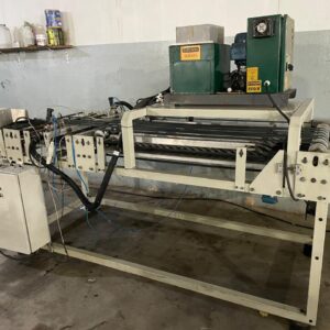 Conjunto de máquinas para colar fundo de sacolas ( lateral )