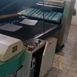 Envernizadora UV calandra, marca IMAH 80cm + curadora UV