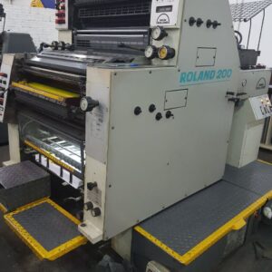 Roland 200- 2 cores ano 1995 Formato 52x74 4 barras pinças Alcolor original