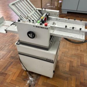 Dobradeira A.Baumhak 350/2 Alimentação a ar 2 dobras paralelas