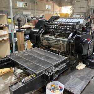 Corte e vinco cilíndrica automática Heidelberg 57x82