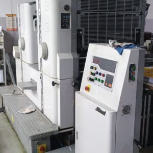 Sakurai Oliver 272P ano 2002, formato 72x52 Registro lateral e circunferência Troca de chapa Álcolor original Registro diagonal