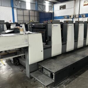 KOMORI LITHONE 428 CIP 3 ANO 2001 EQUIPAMENTO EM PRODUÇÃO.