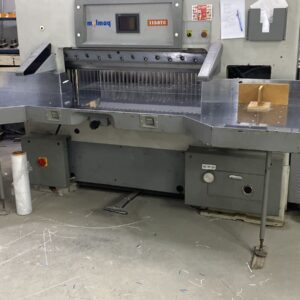 Guilhotina Melmaq 115cm ano 2011  ✅Programação de corte ✅Colchão de ar ✅Fotocélula