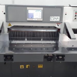 Guilhotina chinesa 92cm  ✅Programação de corte ✅Colchão de ar ✅Fotocélula