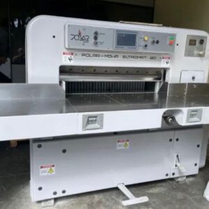 Guilhotina Polar MORH Eletromat 90cm  ✅Programação de corte ✅Fotocélula ✅Colchão de ar