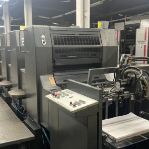 HEIDELBERG SM74/8 ano 1998 52x74 Autoplate Cpc104 Registro lateral, frontal e diagonal Lavador automático Lavador de contra pressão Secador IR Reversão 4/4 Technotrans Rolagem refrigerada 69 milhões de impressão