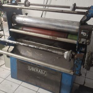Laminadora e plastificadora Uberaba 1 Mt ano 1985