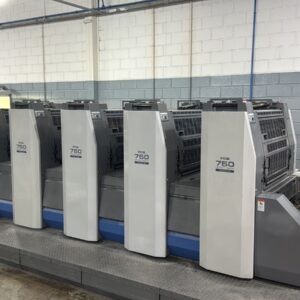 Ryobi 750 WIDE 5 cores ano 2007 sem reversão  ✅Tiragem 77 milhões ✅Rolaria em ótimo estado