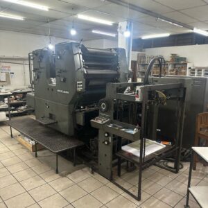 Heidelberg Sormz Bicolor, ano 1989 formato 52x74, alcolor.